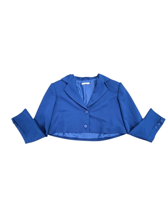 Peppermayo Jackets & Blazers - Peppermayo Cropped Cobalt Blue Blazer Jacket